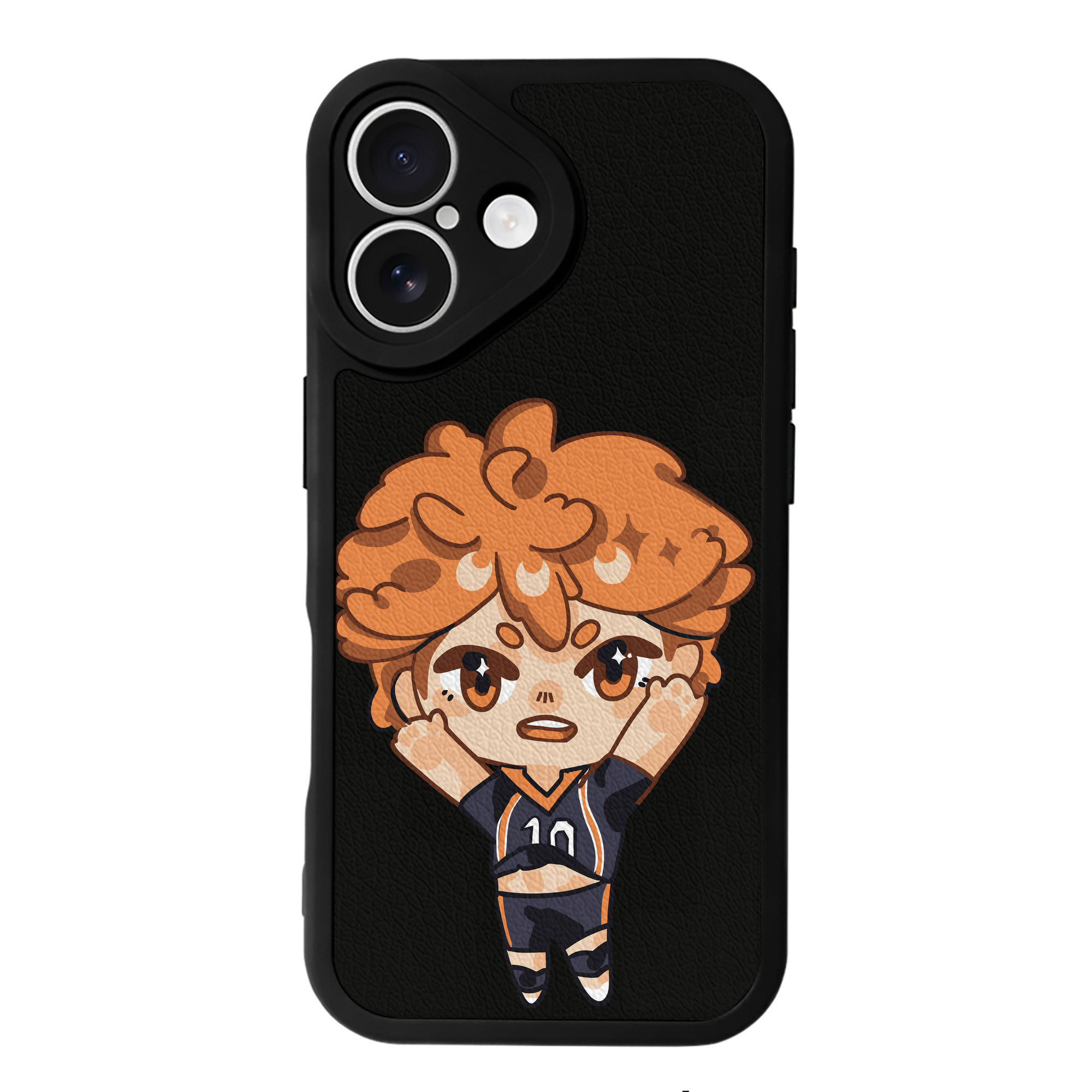 （画像用） ハイキュー!! Haikyu!! 【iPhone 16シリーズ対応】シリコンスマホケース（レザー調） 材質：シリコン